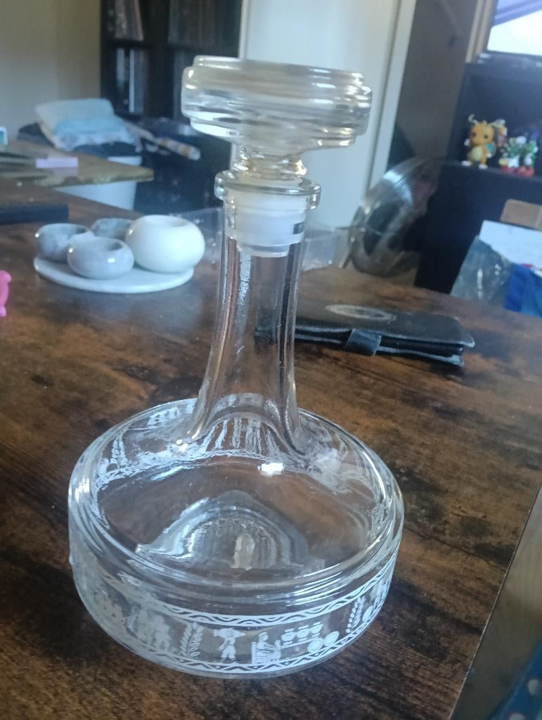 Vintage karaf, Ophalen