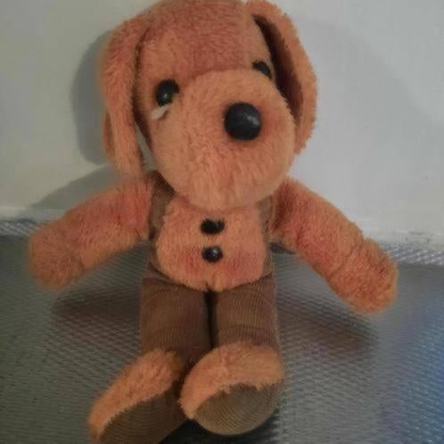 Knuffel engelse hond, Verzenden, Zo goed als nieuw, Hond