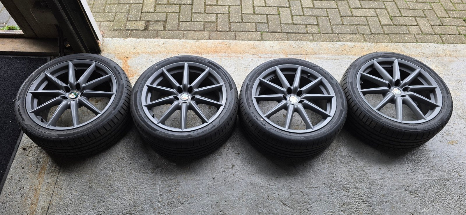 Alfa Romeo 19" Ti wielen antraciet zijdeglans, Ophalen, Auto, Overige merken