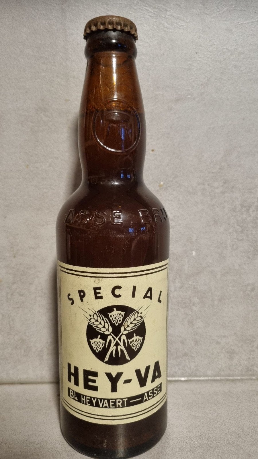 Special Hey-Va - Heyvaert, Asse - De Pikkelstoel - glasj '76, Ophalen of Verzenden