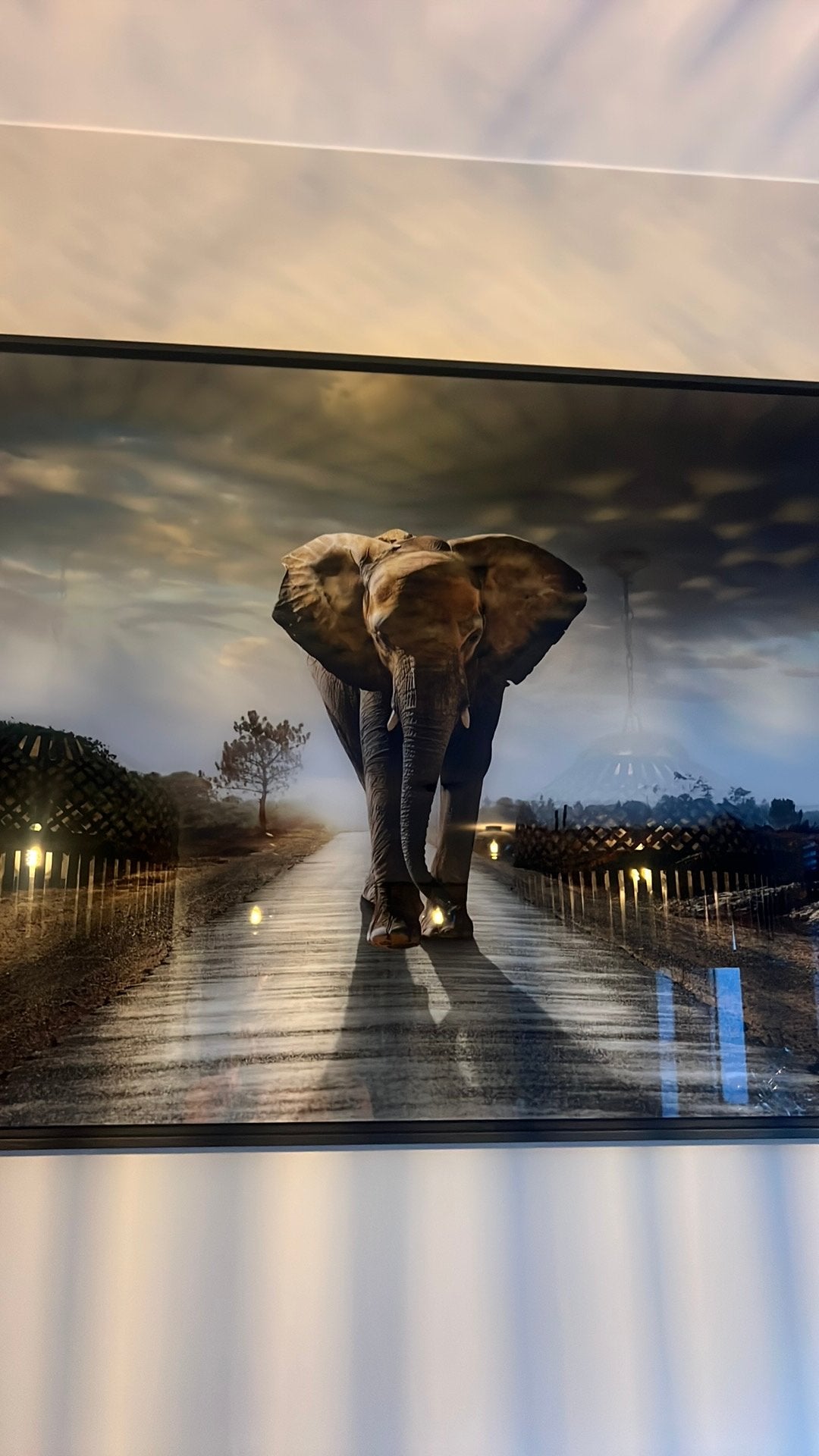 Schilderij olifant, Ophalen, Zo goed als nieuw, Schilderij
