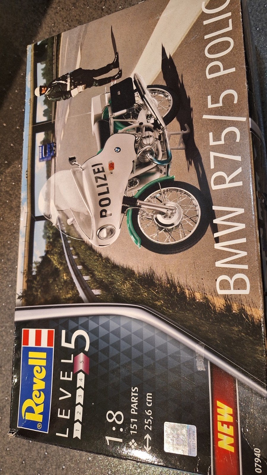 Revell BMW R75/5 Politie schaal 1:8 - Doe een goed bod!, Auto, Revell, Groter dan 1:32, Nieuw