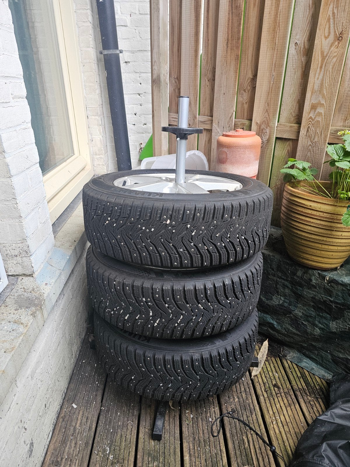 Winterbanden Renault Arkana 17" + Velgen, Ophalen of Verzenden, Gebruikt