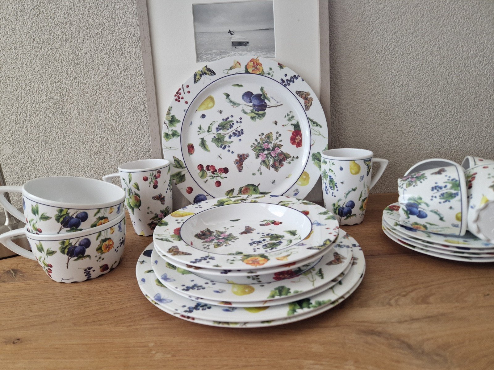 mepal servies janneke brinkman 'fruit&flowers ' 2 pers, Ophalen of Verzenden