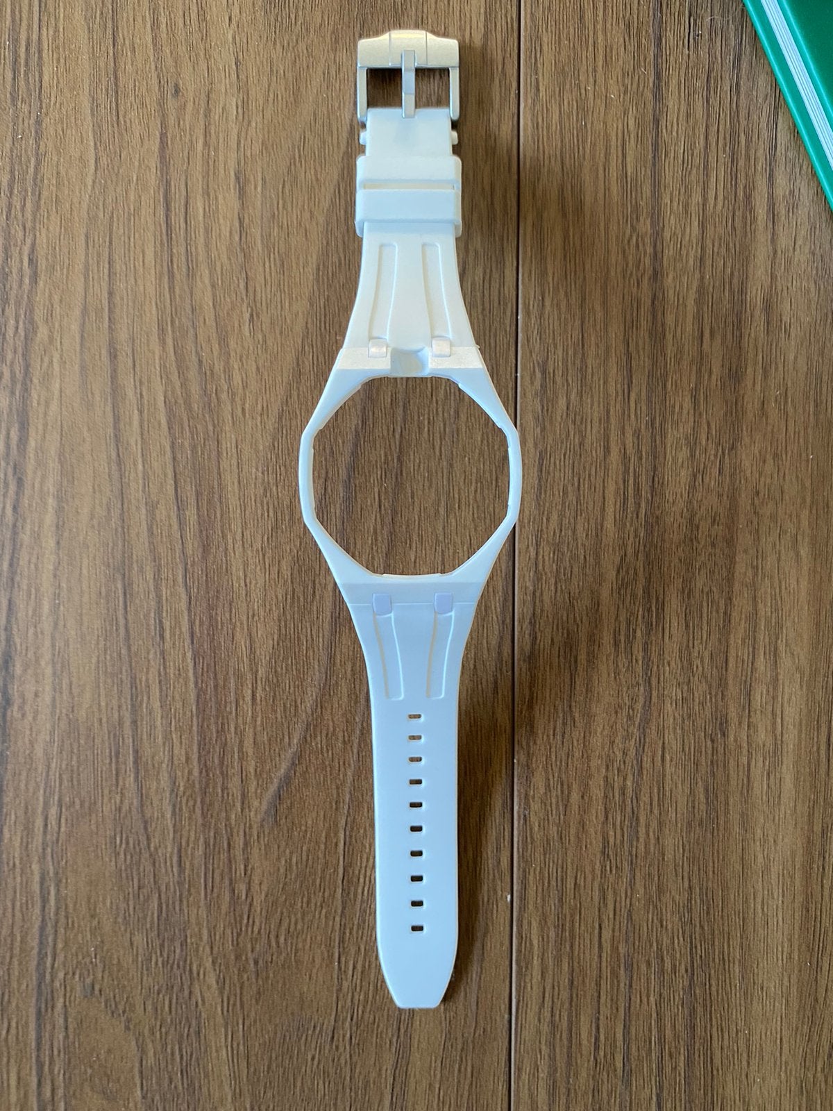 Ap x swatch bandje 12 uur kroon wit, Verzenden, Nieuw, Wit