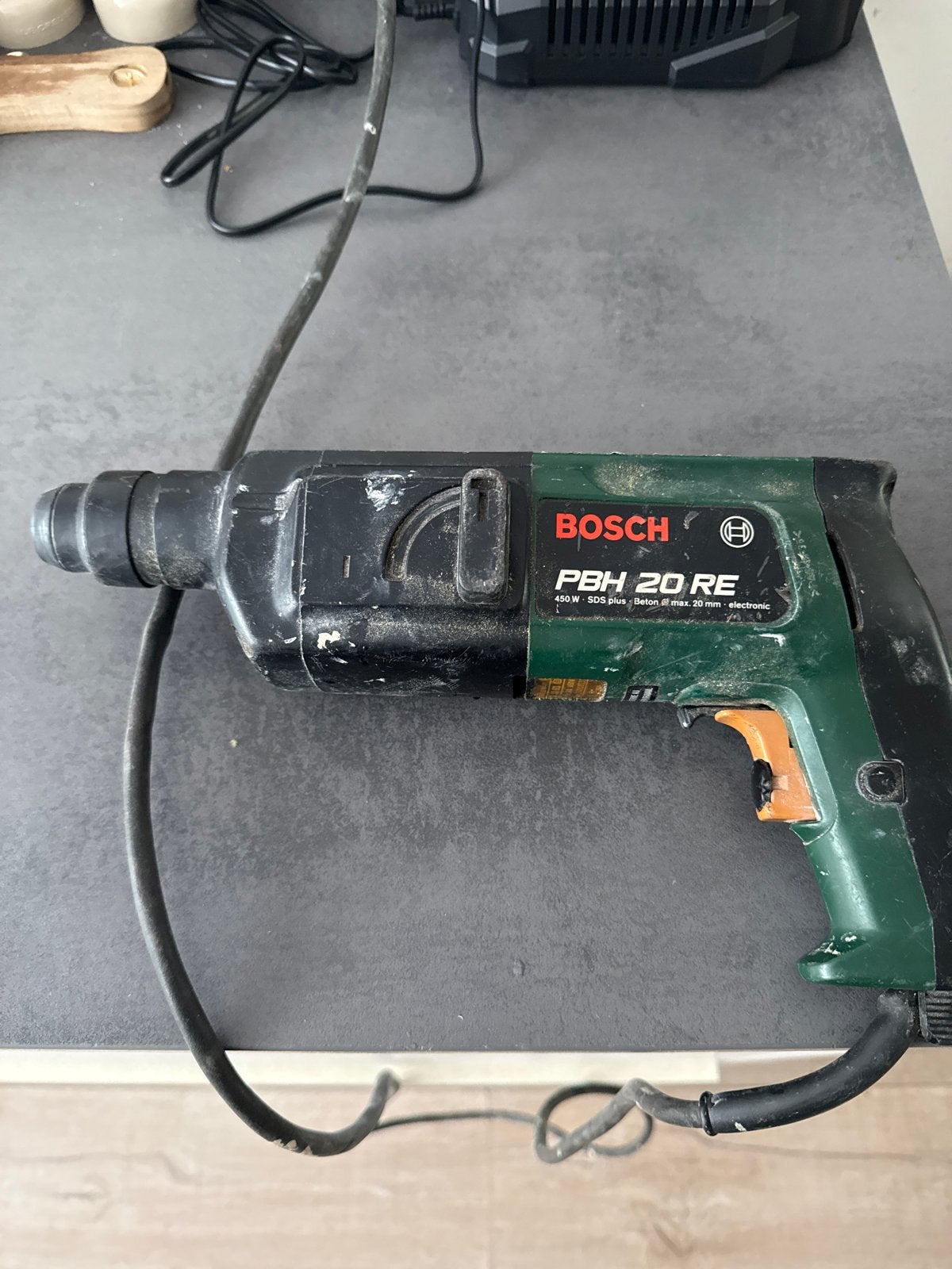 Bosch PBH 20 RE Boorhamer - Gebruikt maar functioneel, Gebruikt, Boor- en/of Breekhamer, Ophalen of Verzenden, Minder dan 400 watt
