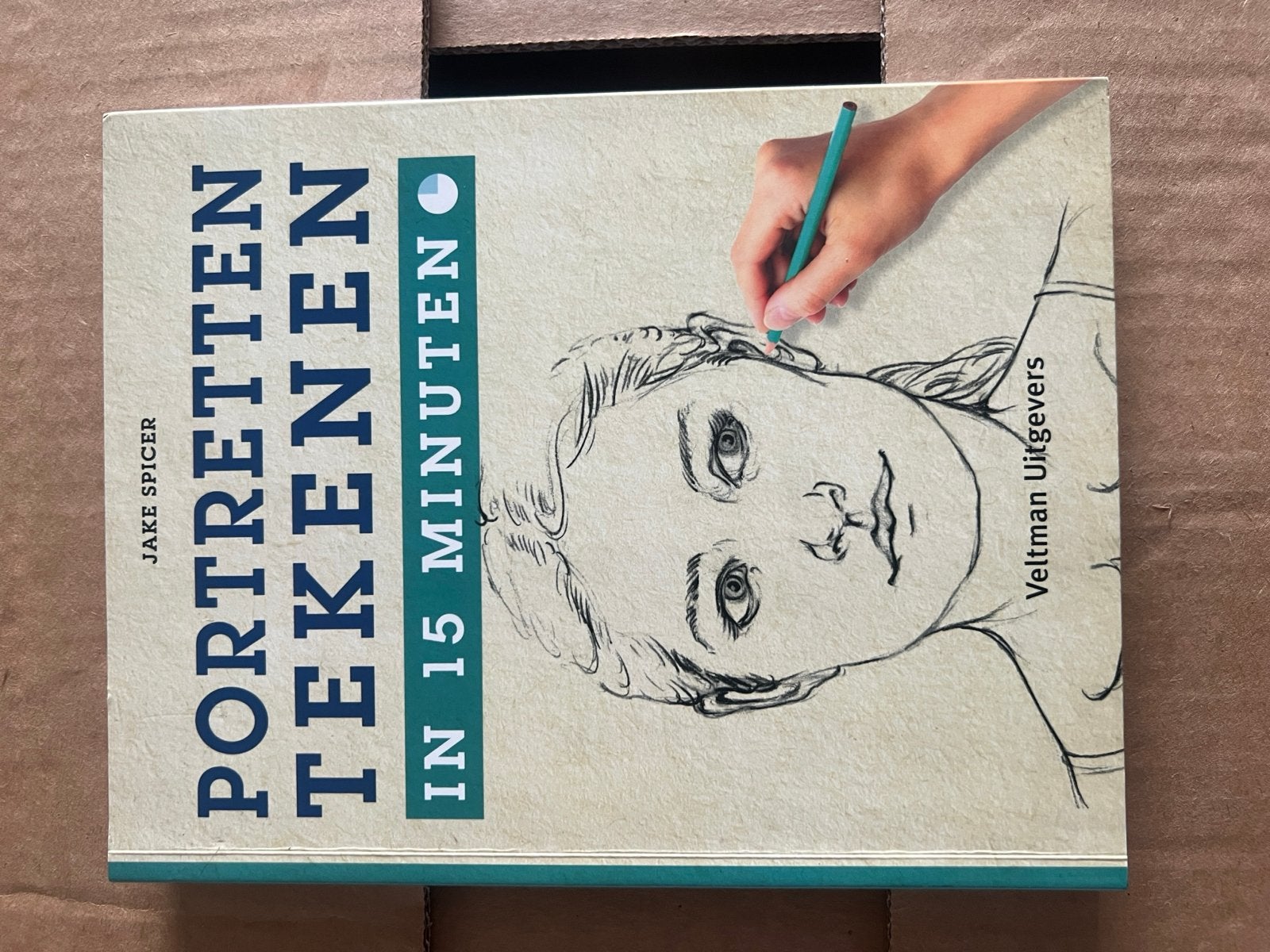 Portretten Tekenen in 15 Minuten - Jake Spicer, Ophalen, Zo goed als nieuw, Boek of Gids