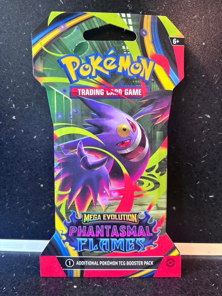 Pokémon TCG Phantasmal Flames Sleeved Booster Pack – Sealed, Ophalen of Verzenden, Zo goed als nieuw