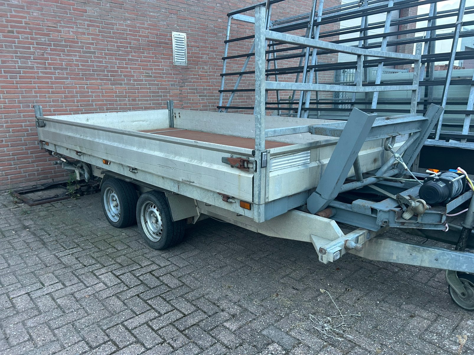 Aanhangwagen met afzetsysteem, Auto diversen, Aanhangers en Bagagewagens, Ophalen, Gebruikt
