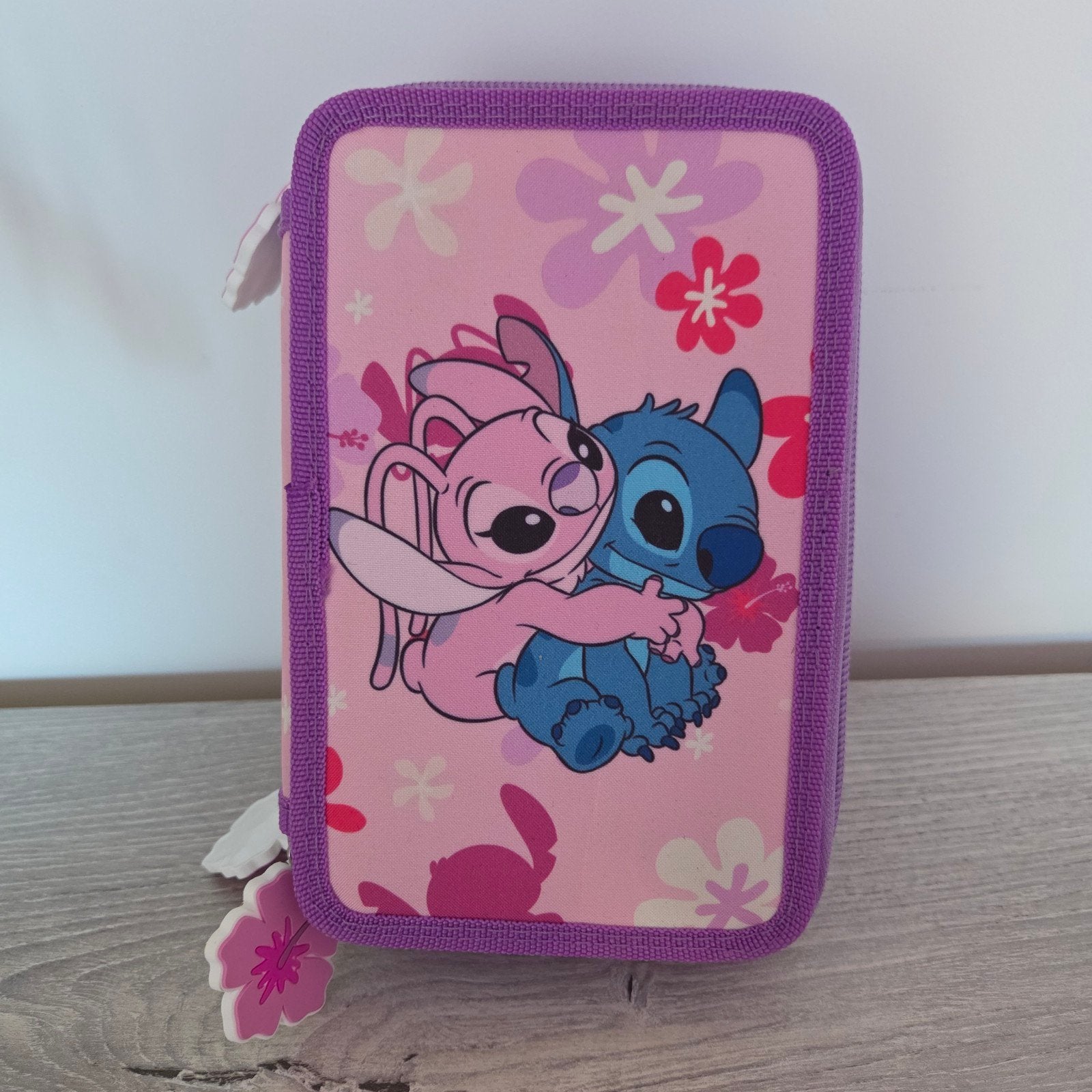 Nieuw! Disney stitch 3-vaks etui pencil case stitch & Angel, Ophalen of Verzenden, Nieuw