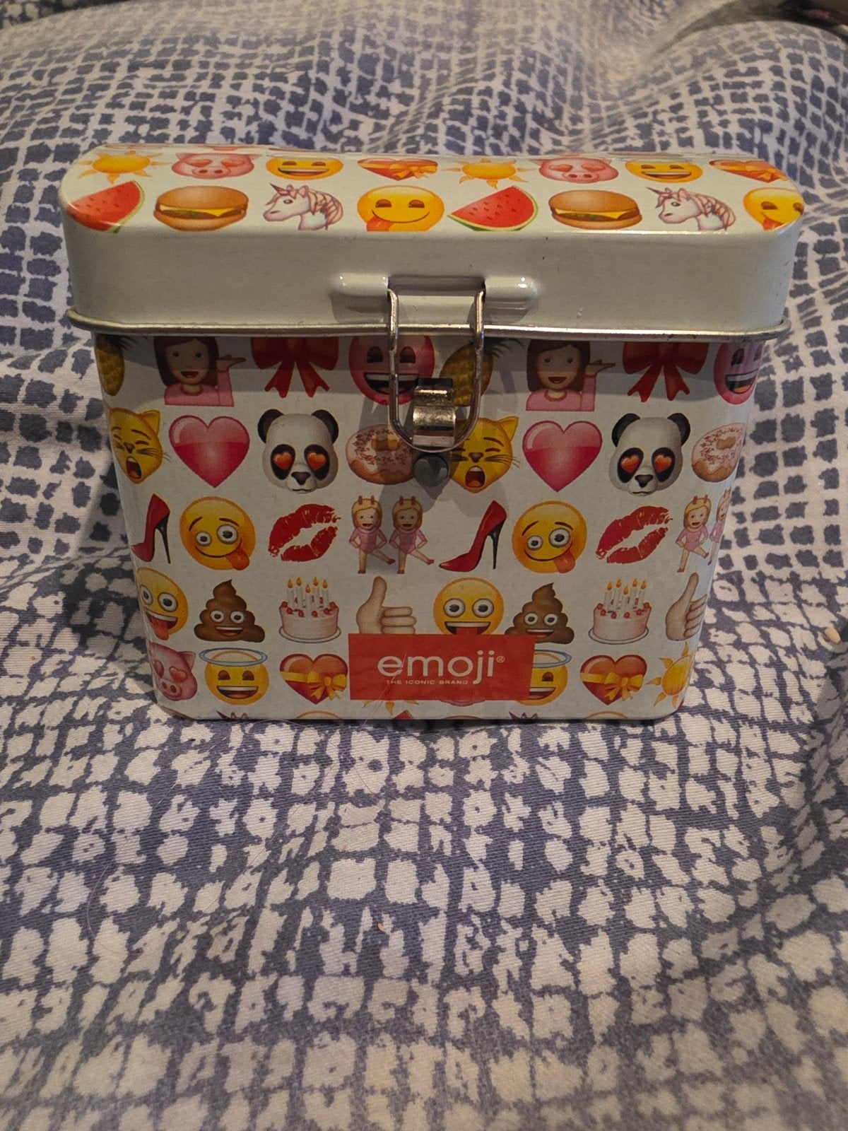 Emoji spaarpot / geldkistje, Ophalen of Verzenden, Nieuw, Metaal of Blik, Overige thema's