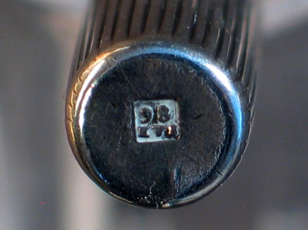 Naaldenkoker zilver Amsterdam K. v. Sante 1830. 1585, Ophalen of Verzenden, Zilver