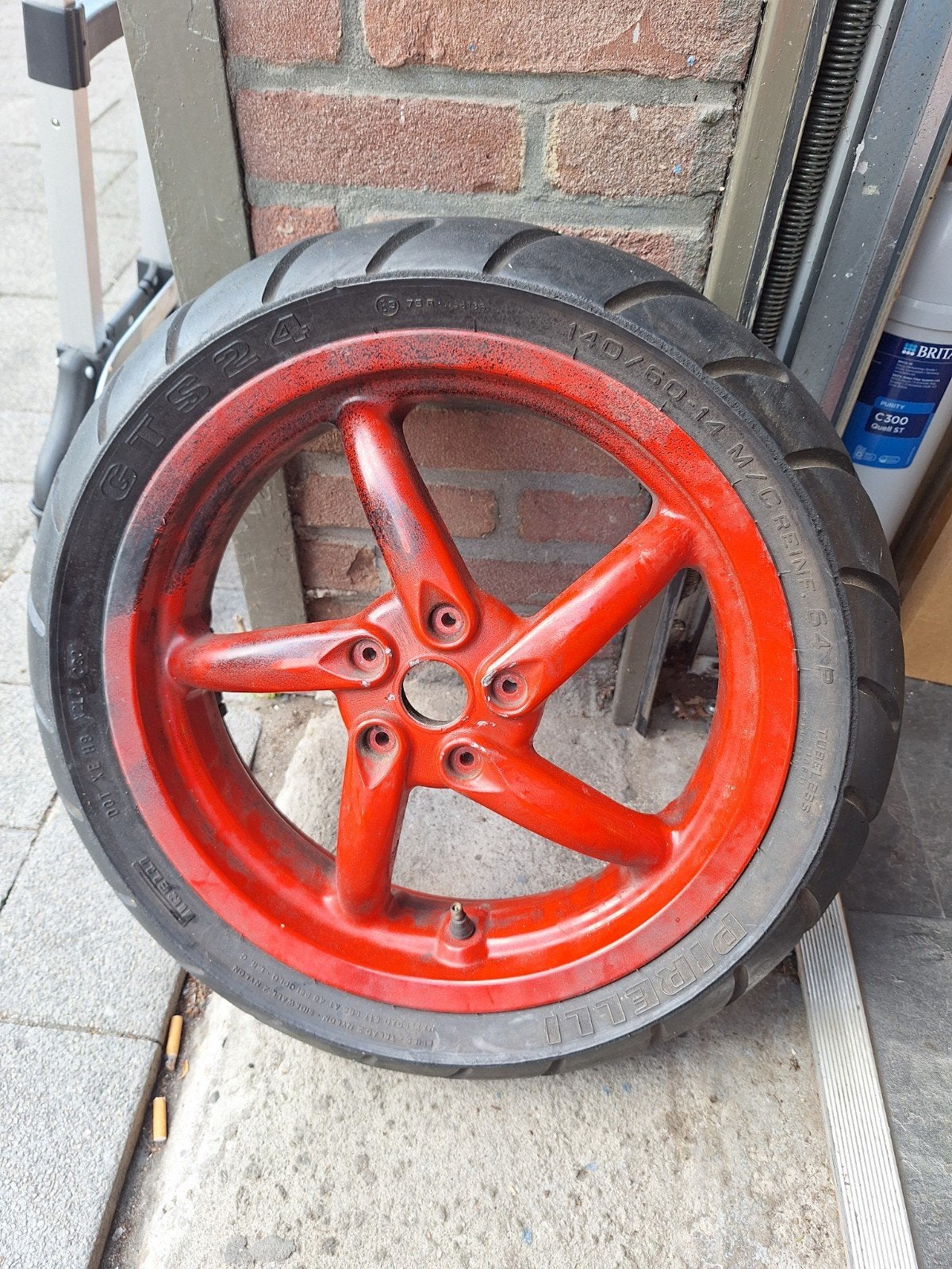 Gilera dna achtervelg, Fietsen en Brommers, Brommeronderdelen | Scooters, Ophalen of Verzenden, Overige typen, Overige merken