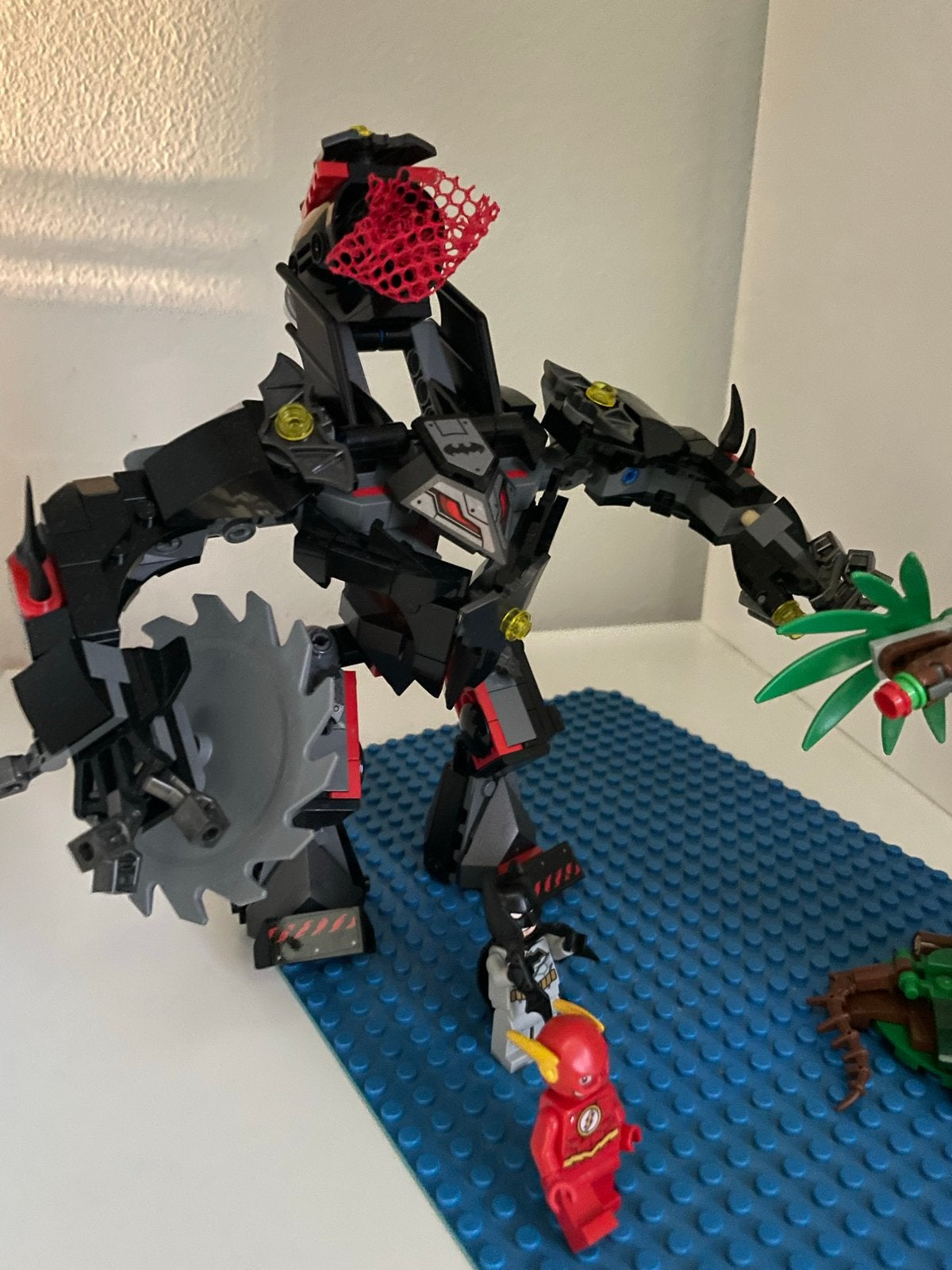 LEGO Batman Mech met The Flash en Poison Ivy, Ophalen of Verzenden, Gebruikt, Overige merken
