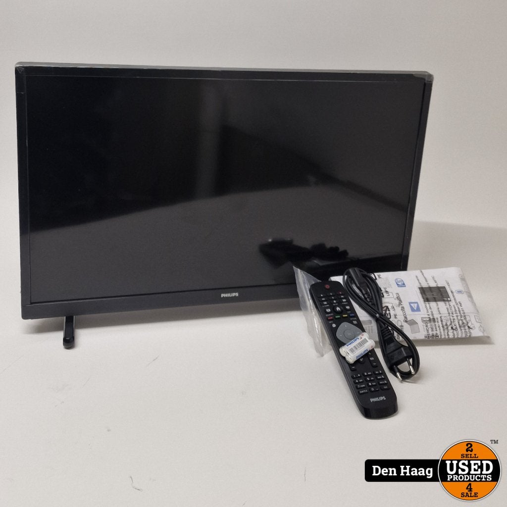 Philips 24PHS5507  24" LED-backlit LCD TV HD LED Zwart | Nie, Audio, Tv en Foto, Televisies, Philips, Zo goed als nieuw, Support@philips.com