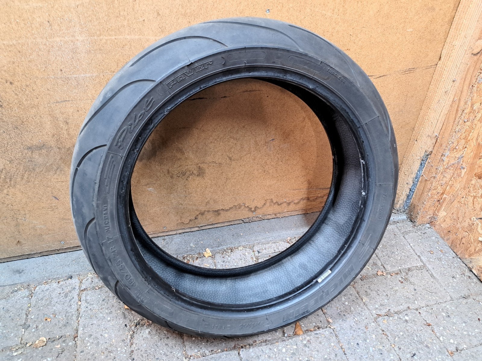 Michelin Pilot Power 180/55ZR17 achterband, Motoren, Ophalen of Verzenden, Gebruikt