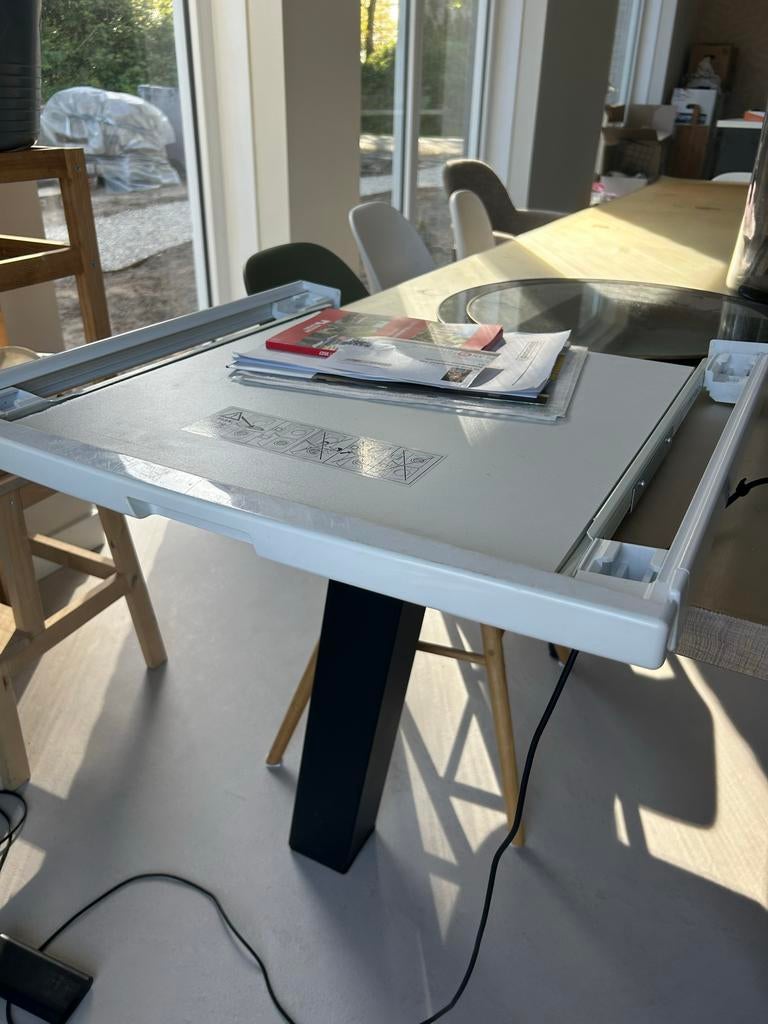 Universele wasmachine/droger stapelkit, Witgoed en Apparatuur, Wasmachines, Ophalen, Gebruikt, Minder dan 1200 toeren, Minder dan 85 cm