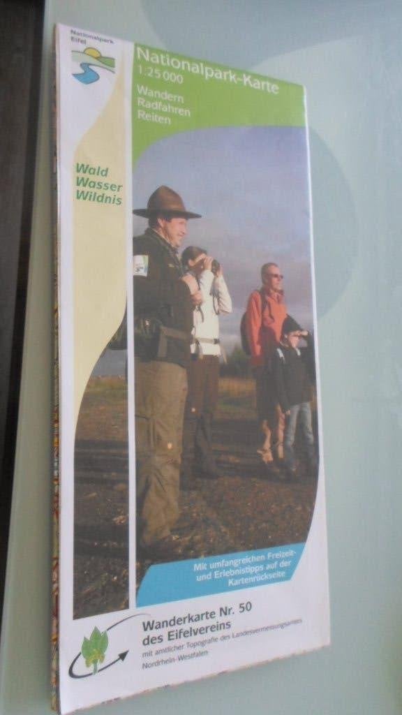 Karte Nationalpark-Eifel 1/25.000, Gelezen, 2000 tot heden, Ophalen of Verzenden, Landkaart