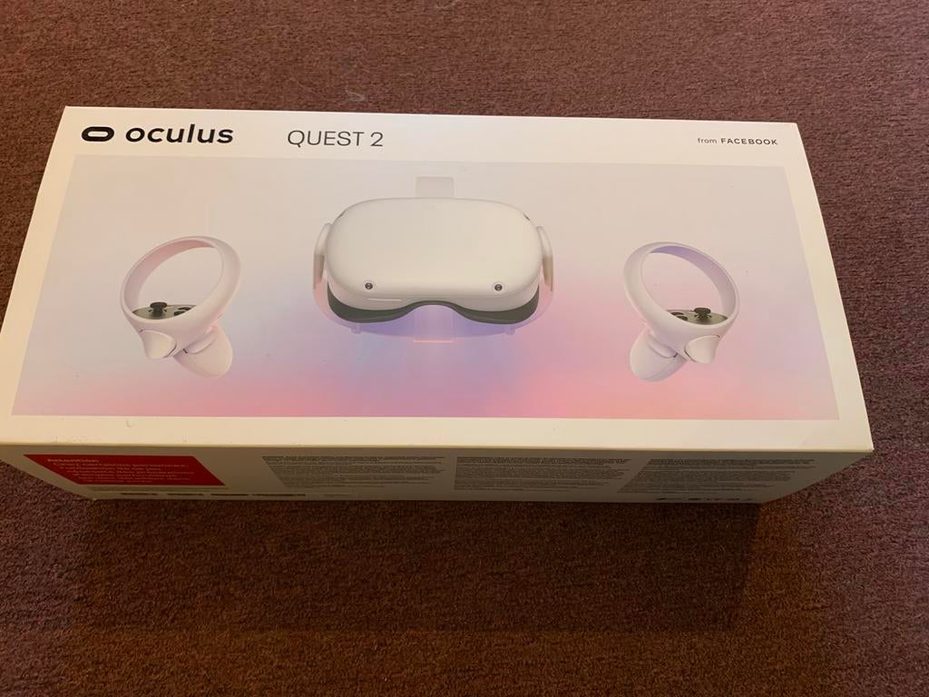 Oculus Quest 2 VR bril (compleet in originele verpakking), Spelcomputers en Games, Virtual Reality, Ophalen, Zo goed als nieuw