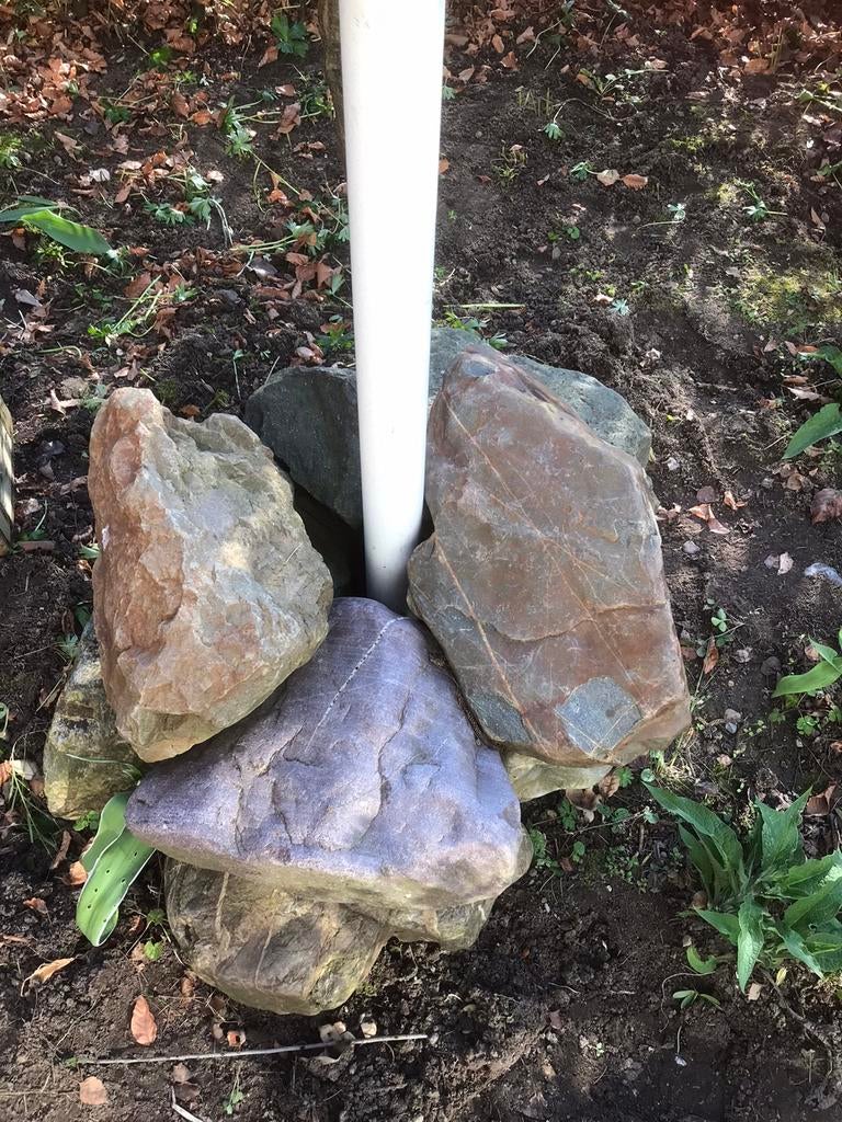 Grote zwerfkeien 50 cm lang super zwaar, Tuin en Terras, Ophalen of Verzenden, Zo goed als nieuw