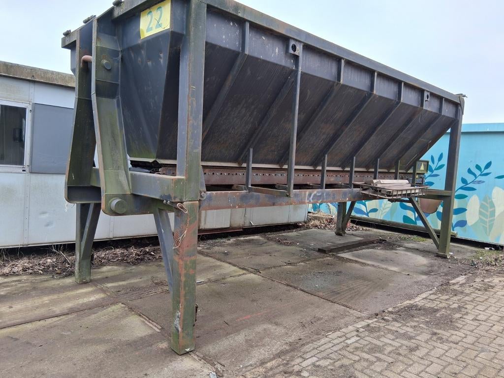 Onderlosser haakarm container 15m3 bulk container, Ophalen of Verzenden