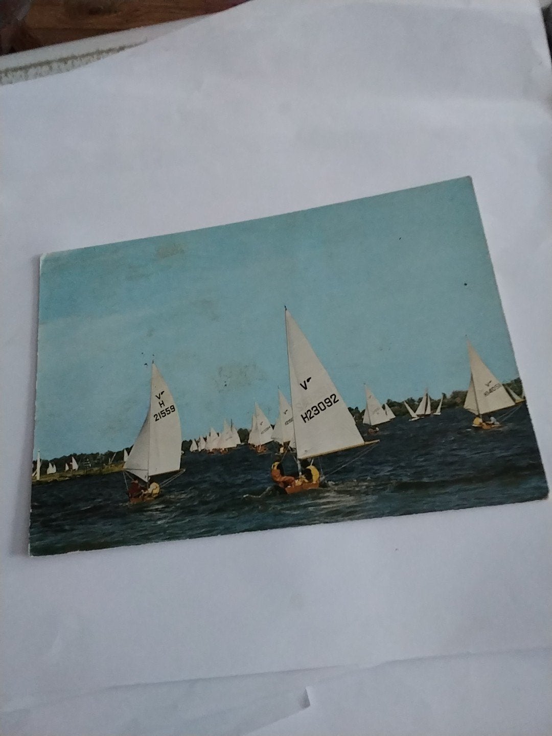 Oude ansichtkaart Zeilen op de Kagerplassen Utrecht, Ophalen of Verzenden