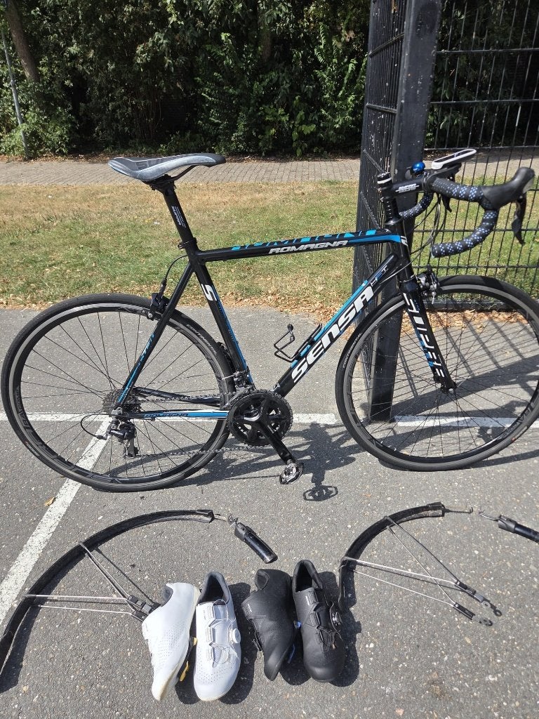 Sensa Romagna 105 – maat 56 (172-183 cm) - met veel extras, 28 inch, Gebruikt, Velgrem, Meer dan 20 versnellingen
