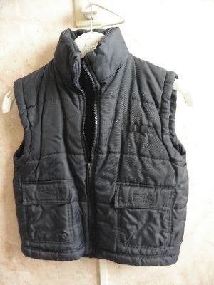 Nette blauw gevoerde bodywarmer jas mt 116/122 prima staat, Gebruikt, Ophalen of Verzenden, Onbekend, Jongen