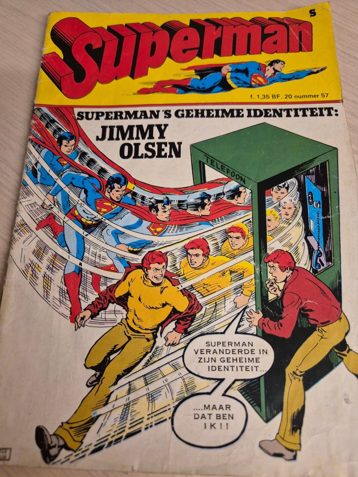 1975 originele Superman uitgave Nederlands mooie rug, keurig, Eén stripboek, Ophalen of Verzenden, Zo goed als nieuw