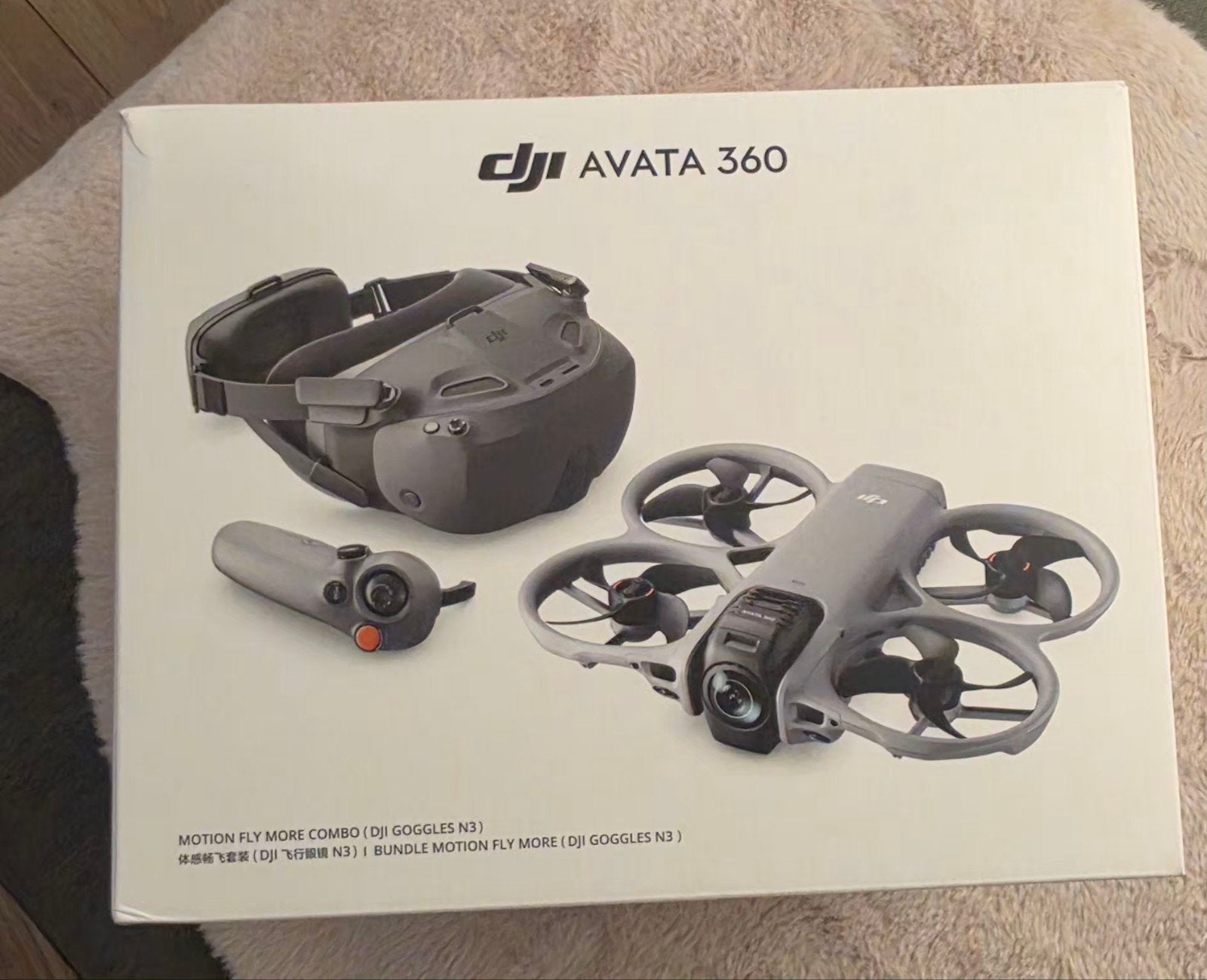 DJI Avata 360 motion fly more combo met DJI Care verzekering, Ophalen, Zo goed als nieuw