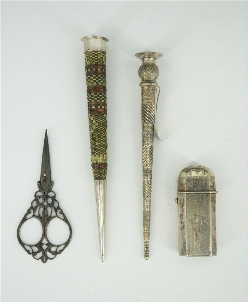 Antiek Schaartje Bartolomeo Terzano XIXE, met merkteken BT, Ophalen of Verzenden
