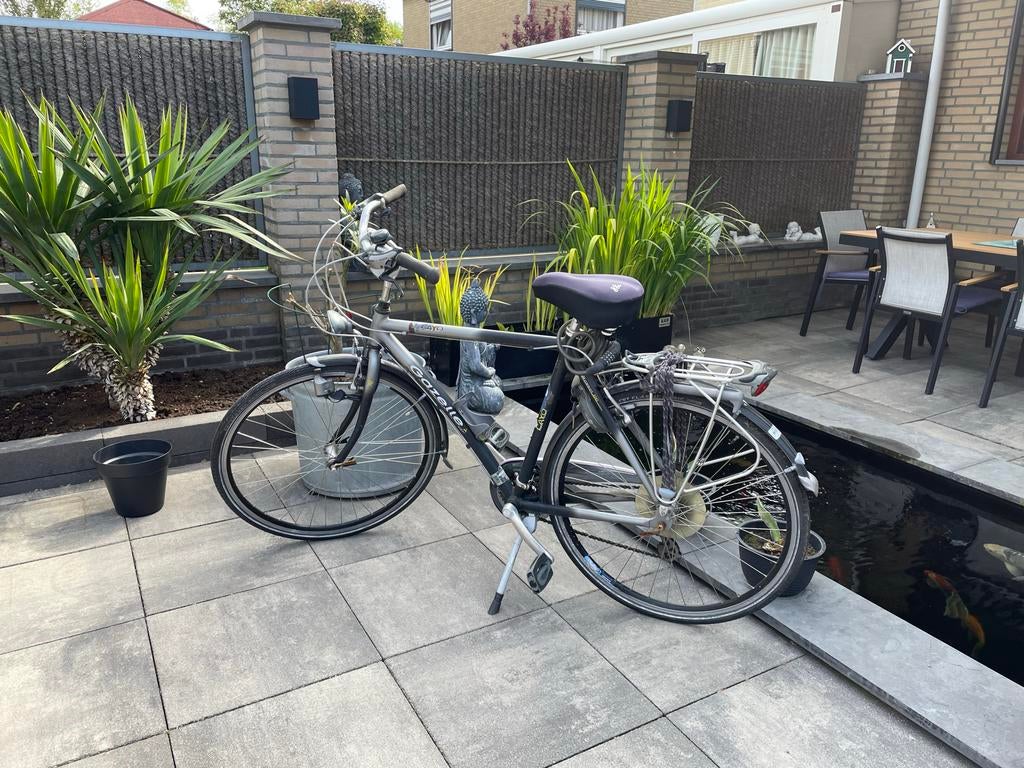 Gazelle fiets, aluminium frame, Shimano remmen, Ophalen, Gebruikt, Velgrem, Versnellingen