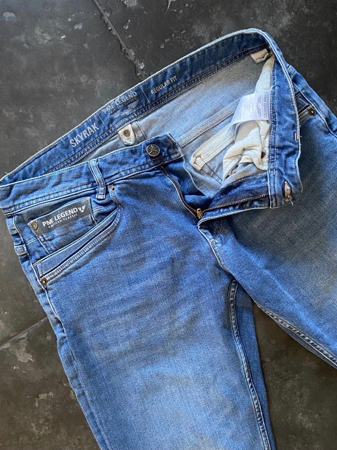 Pme Legend jeans spijkerbroek Skyrak maat 36/34, W36 - W38 (confectie 52/54), ., Zo goed als nieuw, PME Legend