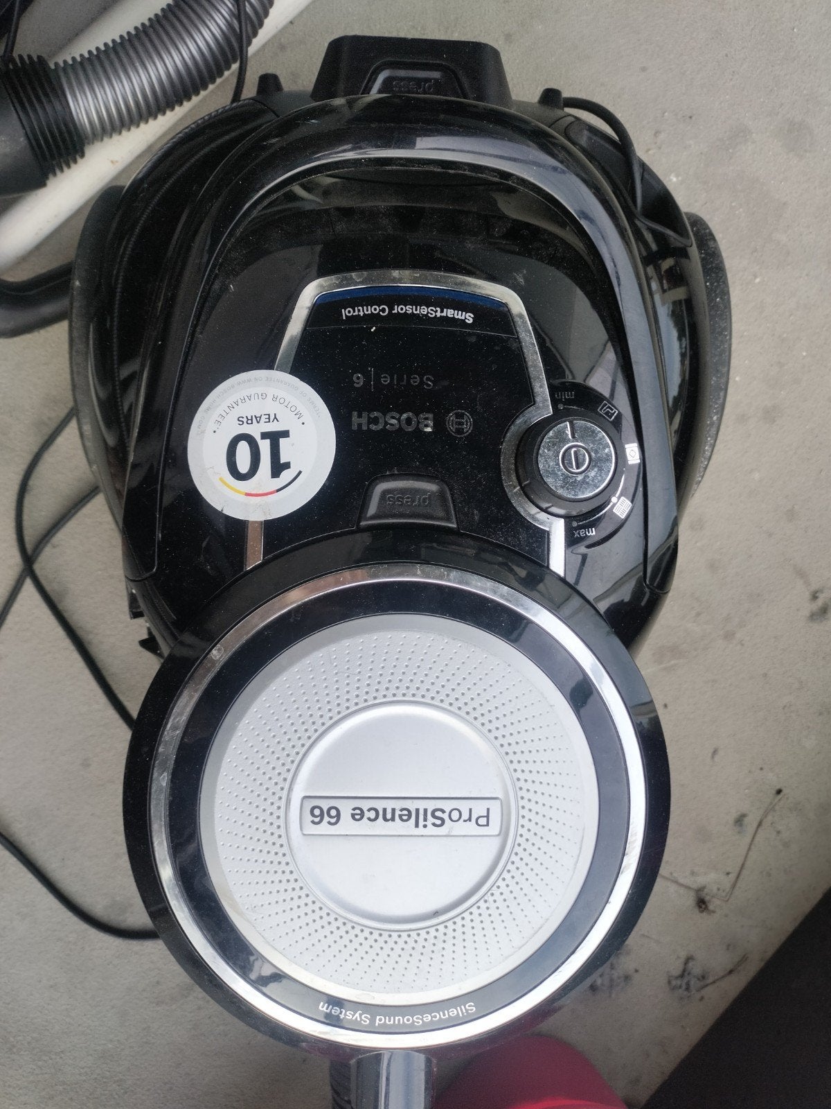 Bosch Serie 6 ProSilence 66 Stofzuiger - Zwart, Witgoed en Apparatuur, Stofzuigers, Ophalen, Gebruikt, Bosch, Sledestofzuiger