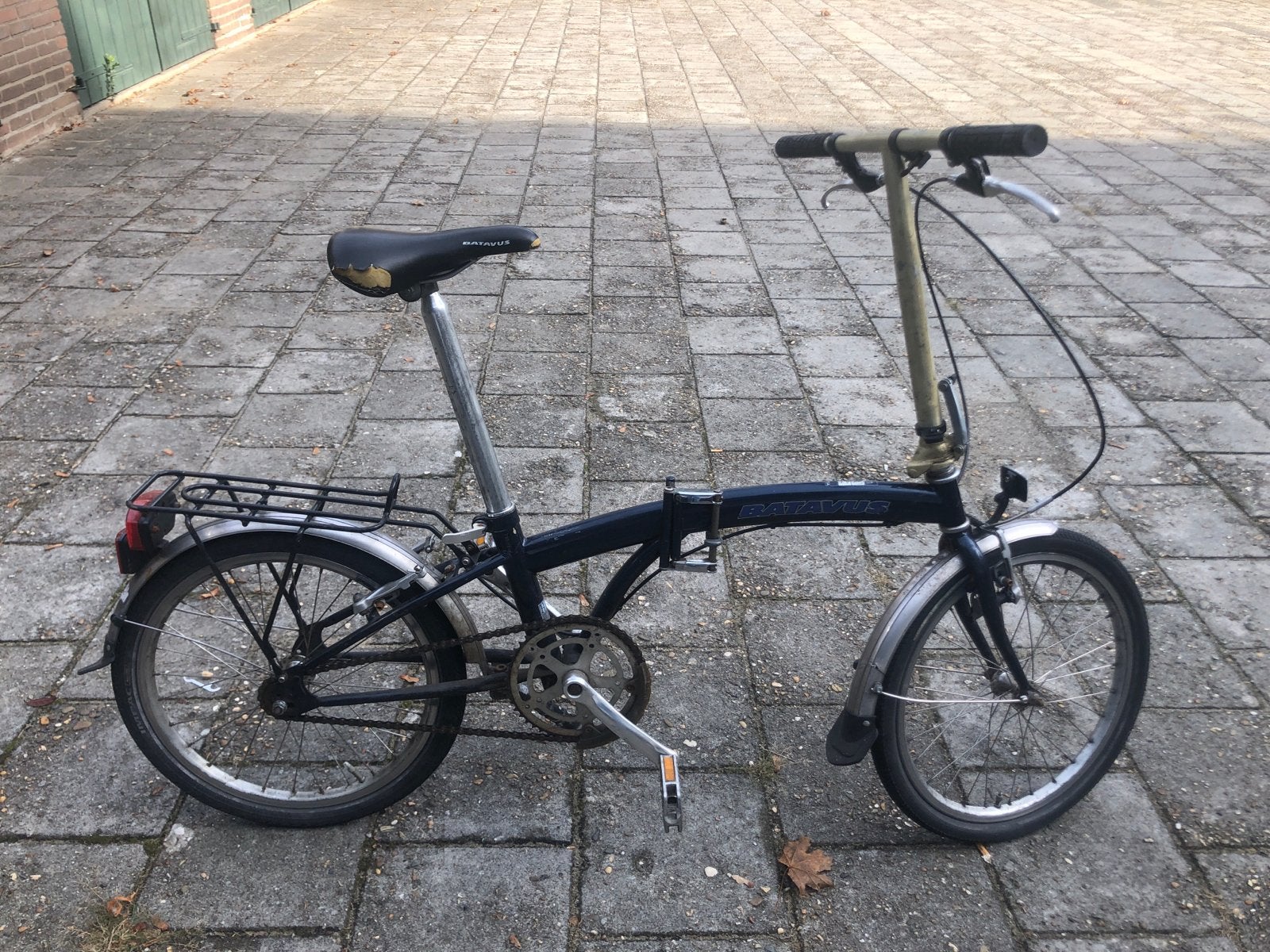 Batavus Intro Versa Vouwfiets - Compact en Handig, Ophalen, 20 inch of meer, Gebruikt, Velgrem