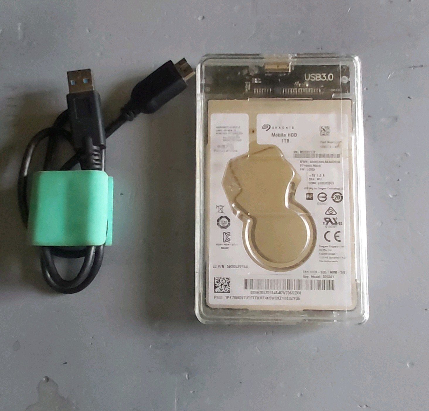 1 TB Seagate Mobile HDD USB 3.0 Externe Harde Schijf, Computers en Software, Harde schijven, Gebruikt, HDD, Ophalen of Verzenden