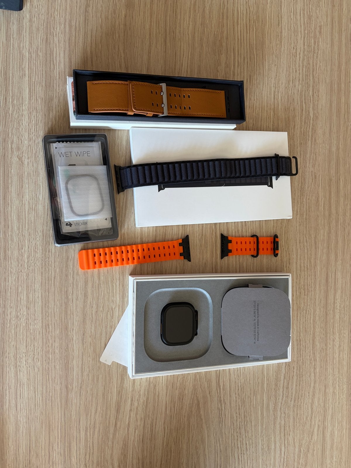 Apple Watch Ultra 3 zwart, 49mm - ZGAN met extra's, Ophalen of Verzenden, Zo goed als nieuw, IOS