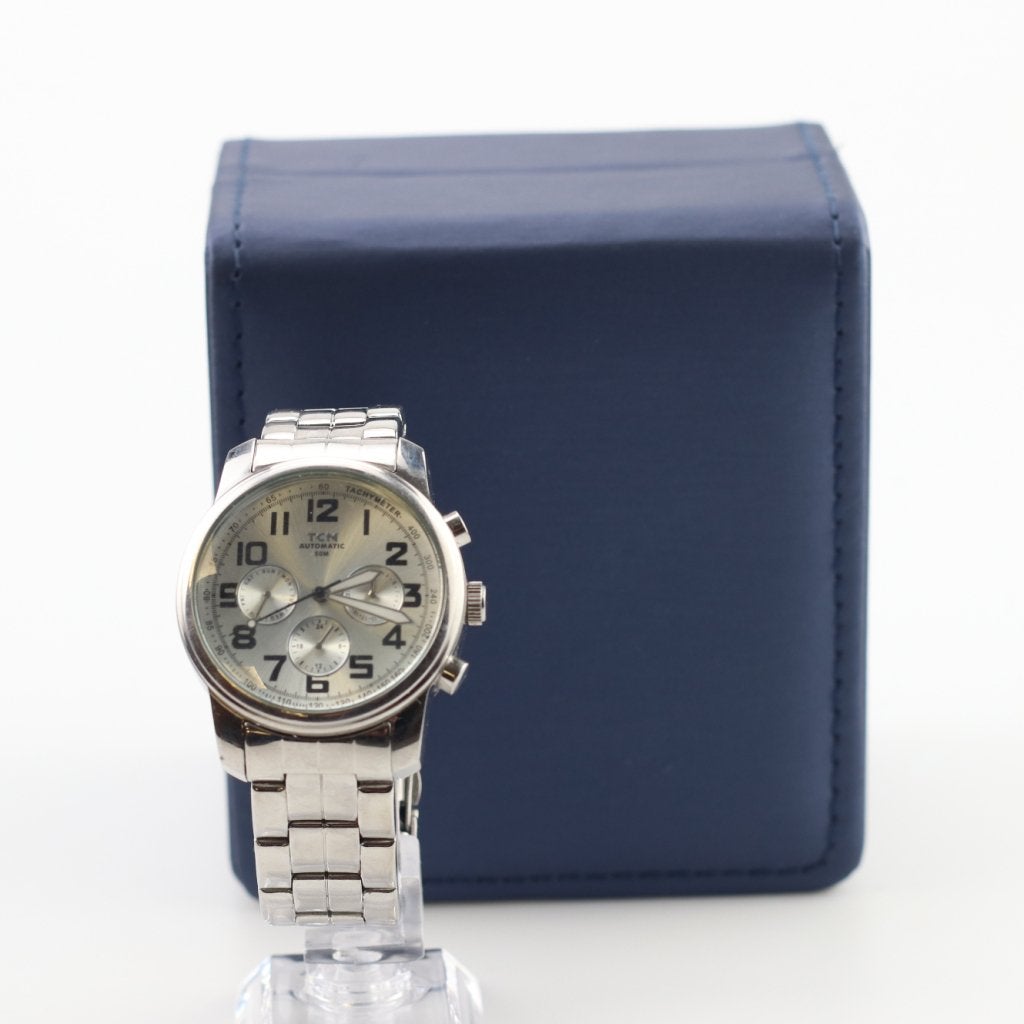 TCM Tchibo 226449 Automatic Chronograph 50М 40MM, Flex Ltd., Zo goed als nieuw, https://flex.com/contact-us, Nobelstraat 10, 5807 GA Oostrum LB, Limburg, Nederland