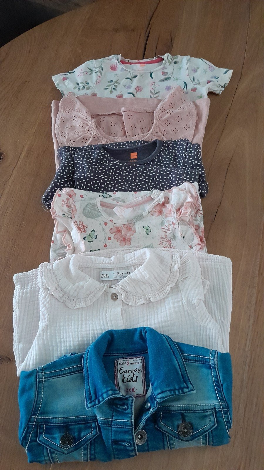 Meisjes kledingpakket, maat 92. Z.g.a.n Zie beschrijving., Zara, Hema, Terstal., Meisje, Ophalen of Verzenden, Zo goed als nieuw