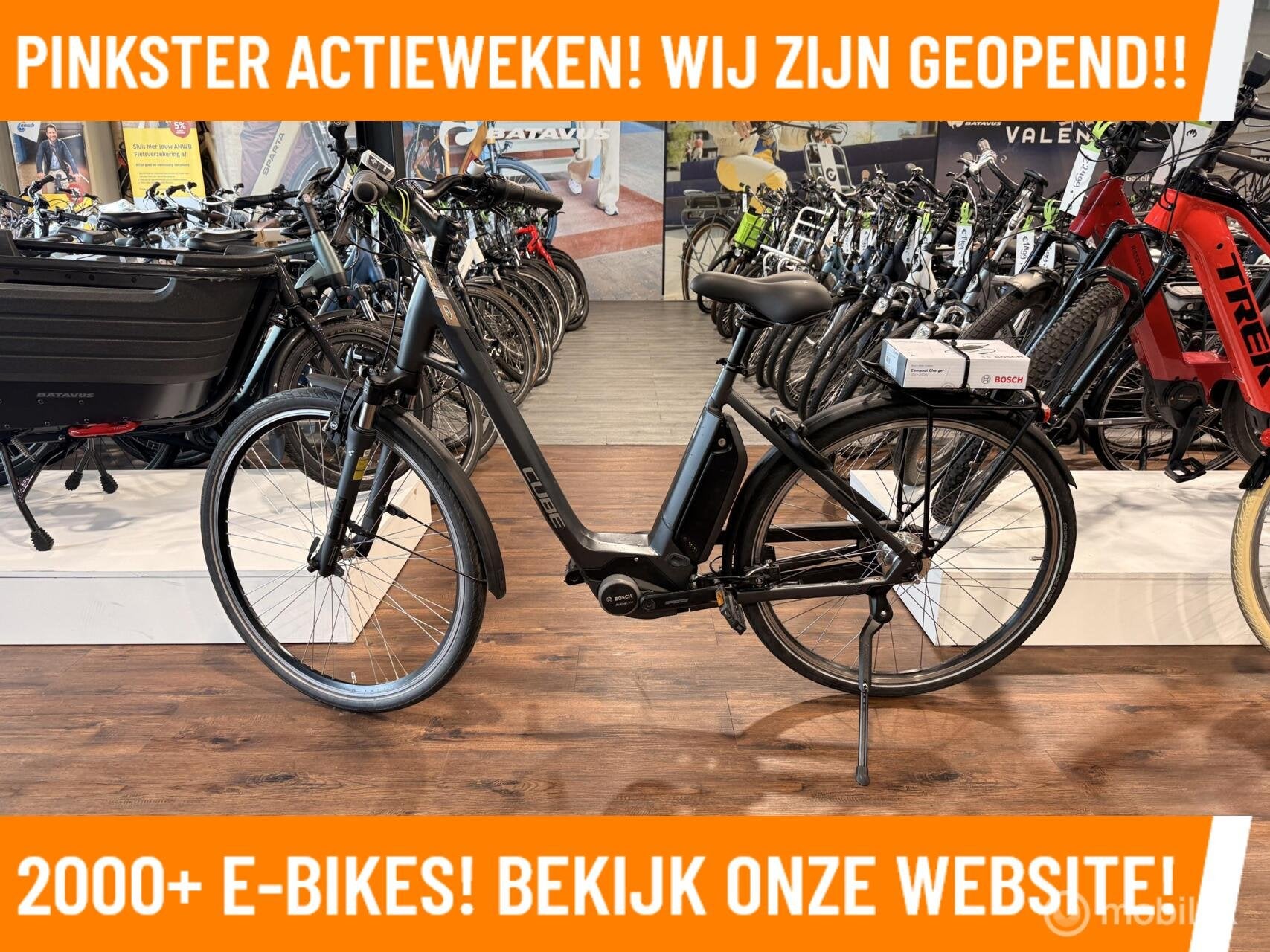 Groot aanbod elektrische fietsen €1000–€1499 gazelle f, Fietsen en Brommers, Elektrische fietsen, Overige merken