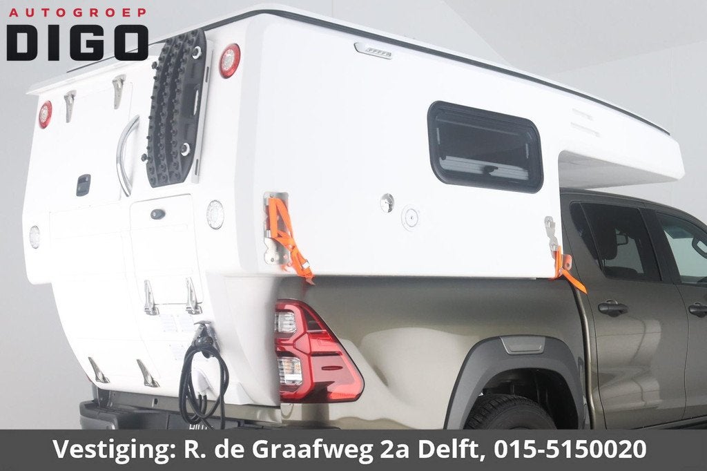 Toyota HiLux CAMPER OPBOUW *NIEUW* (€25.000,- ex.BTW) /, Automaat, 1 pk, 4 cilinders, Wit