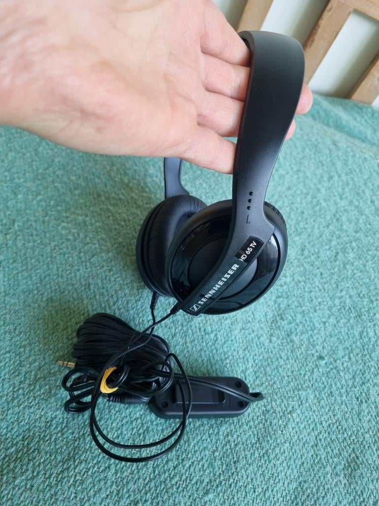 Sennheiser HD 65 TV koptelefoon - Bedraad, Over-ear, Audio, Tv en Foto, Koptelefoons, Gebruikt, Over oor (circumaural), Sennheiser