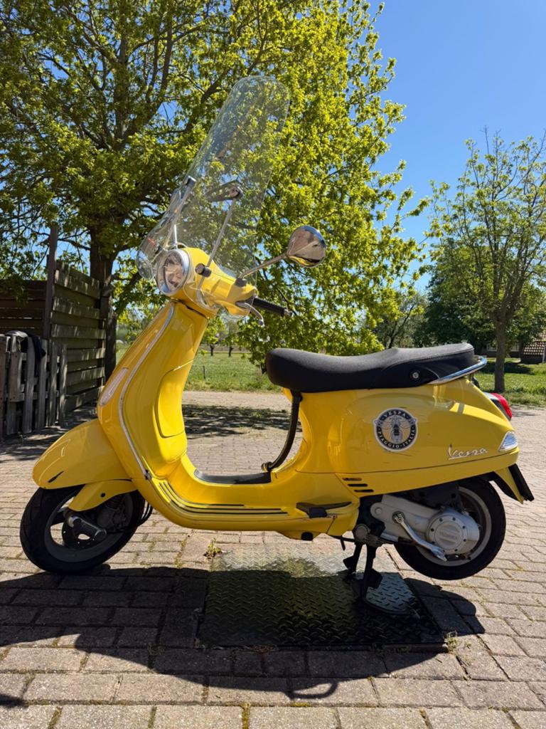 Vespa LX 50 4T Geel - Goed onderhouden scooter, Ophalen, Gebruikt, Maximaal 45 km/u, Benzine
