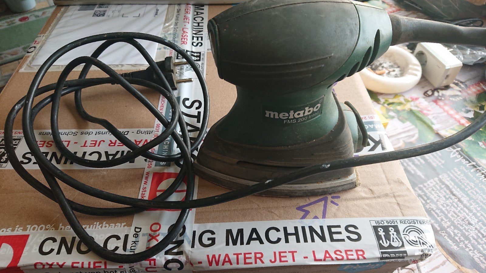 Metabo fms200 Deltaschuurmachine in zeer goede staat, Ophalen of Verzenden, Zo goed als nieuw, Minder dan 600 watt, Vlakschuurmachine