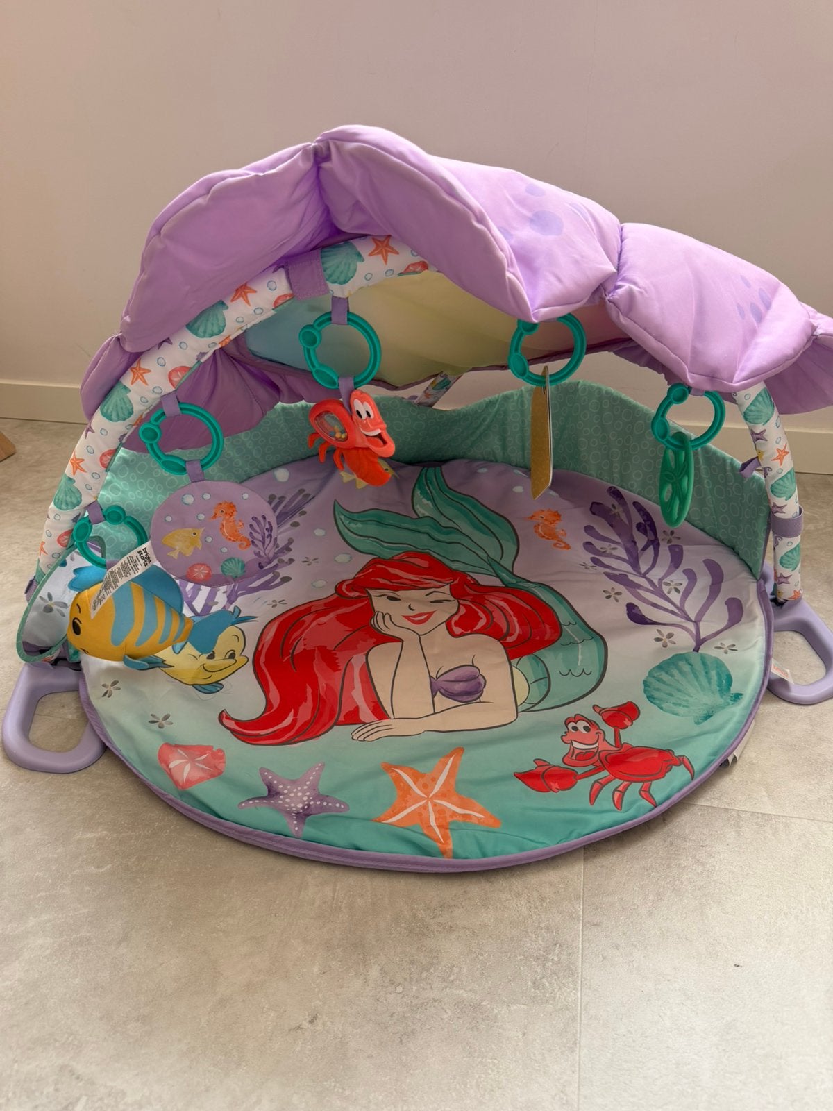 Disney Kleine Zeemeermin Babygym met Lichtjes & Muziek, Ophalen, Gebruikt
