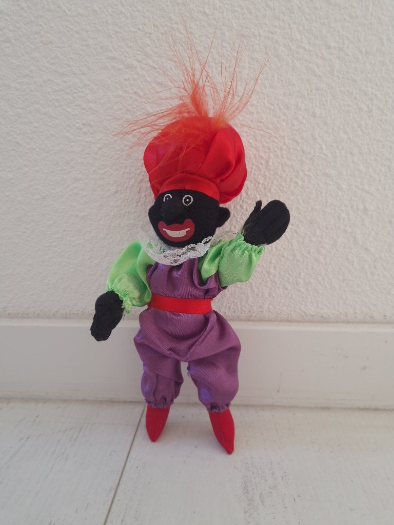 Ouderwetse zwarte piet pop, Diversen, Sinterklaas, Verzenden, Gebruikt