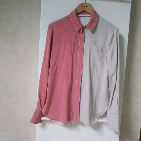 Blouse nieuw zijde roze grijs Herzen's Angelegenheit mt 40, Kleding | Dames, Maat 38/40 (M), Herzen's Angelegenheit, Meerkleurig