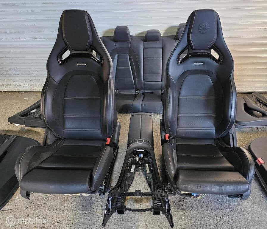 Mercedes E63 kuipstoelen edition gele stiksel W213, Gebruikt, Ophalen of Verzenden