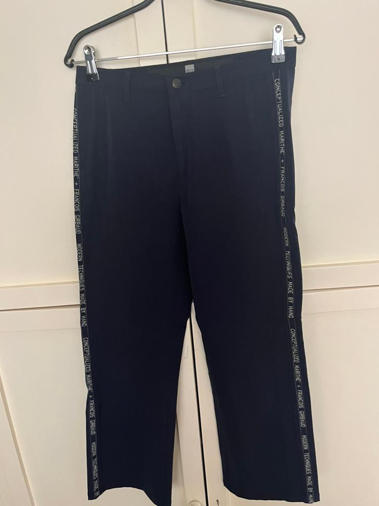 Marithe + François Girbaud donkerblauwe broek., Ophalen of Verzenden, Gedragen, Blauw, Lang