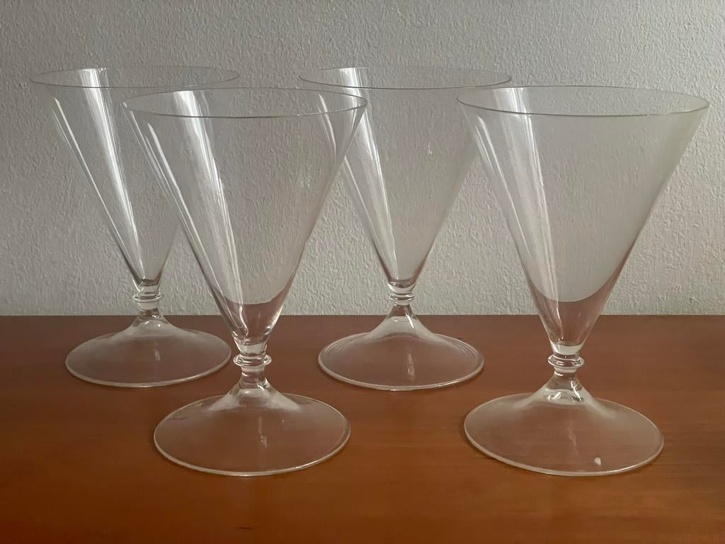 Gerard Muller: 4 Funnel wijngl Josephinenhütte, Schreiberhau, Ophalen of Verzenden